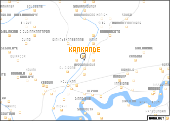 map of Kankandé