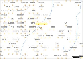 map of Kankan