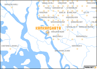 map of Kānkarghāta