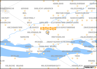 map of Kańkowo