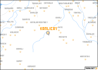 map of Kanlıçay