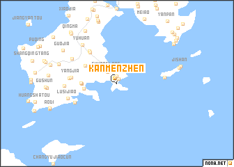 map of Kanmenzhen