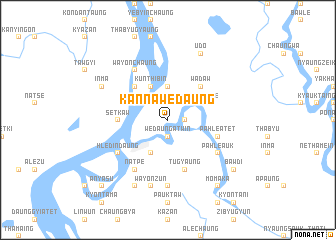 map of Kanna Wedaung