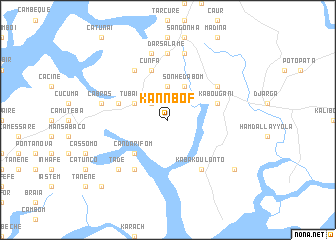 map of Kannbof