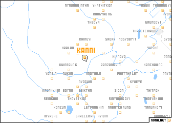 map of Kanni