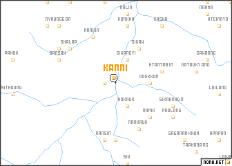 map of Kanni