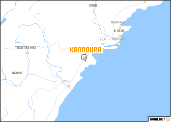 map of Kannoura
