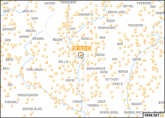 map of Kanok