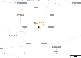 map of Kano