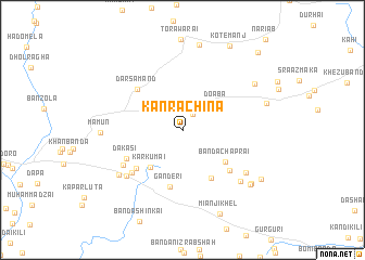 map of Kanra Chīna