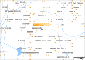 map of Kanşafrah