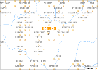 map of Kansho