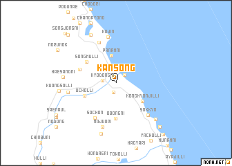 map of Kansŏng