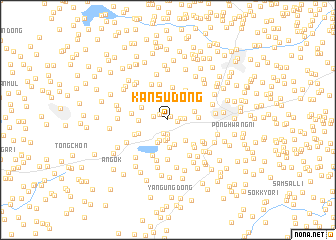 map of Kansu-dong