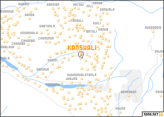 map of Kanswāli