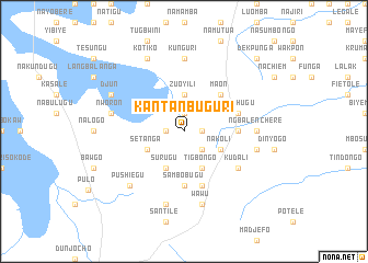 map of Kantanbuguri