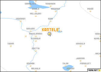 map of Kantele