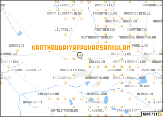 map of Kanthaudaiyarpuvarsankulam