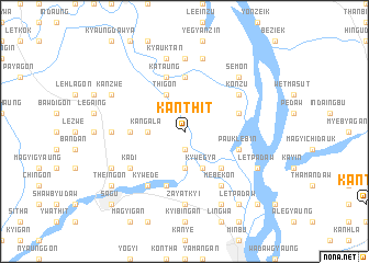 map of Kanthit