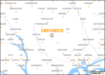 map of Kanthônze