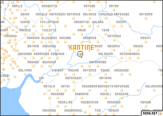 map of Kantine