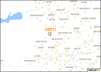 map of Kānti