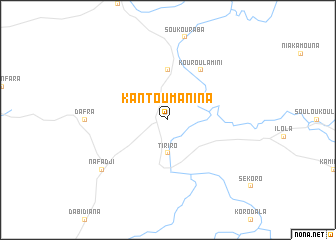 map of Kantoumanina