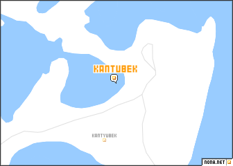 map of Kantubek
