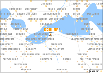 map of Kanube