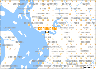 map of Kānudāsdi