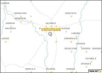 map of Kanundwa