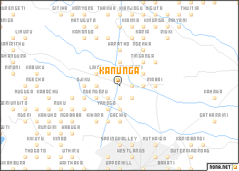 map of Kanunga