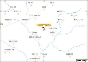 map of Kanyama