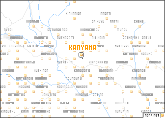 map of Kanyama