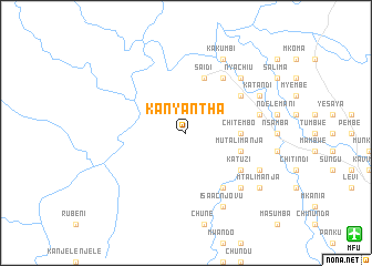 map of Kanyantha