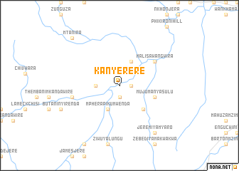 map of Kanyerere