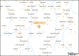 map of Kanyezi