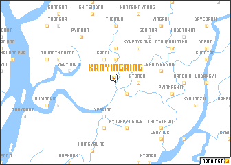 map of Kanyingaing