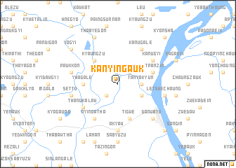 map of Kanyingauk
