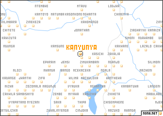 map of Kanyunya