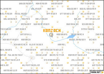 map of Kanzach