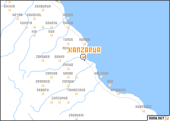 map of Kanzarua