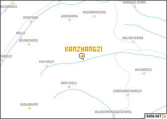 map of Kanzhangzi