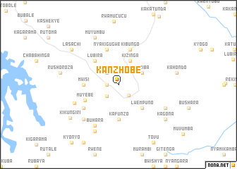 map of Kanzhobe