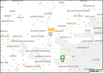 map of Kan