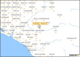 map of Kao-chien