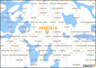 map of Kaodzela