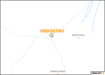 map of Kaoko Otavi
