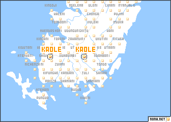 map of Kaole