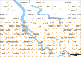 map of Kāonnāra